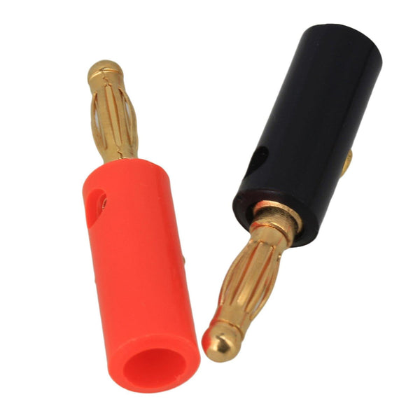 For Set of 40pcs 4mm Banana Plug Male Connector Gold Plated Power Test Probe WS610