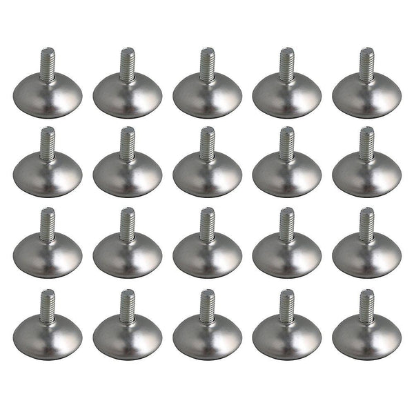 20pcs Iron 6mm Chair Table Bed Adjustable Leg FootWS677