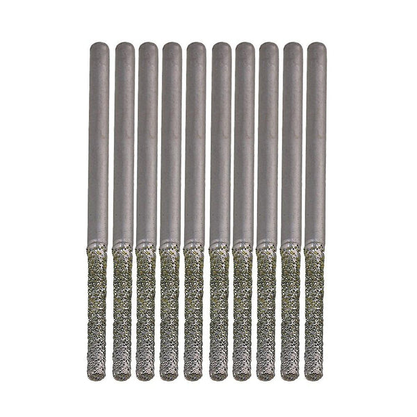 10PCS 2mm Tip Jade Lapidary Gems Diamond Milling Drill Bits Hole SawWS672