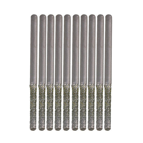 10PCS 2mm Tip Jade Lapidary Gems Diamond Milling Drill Bits Hole SawWS672