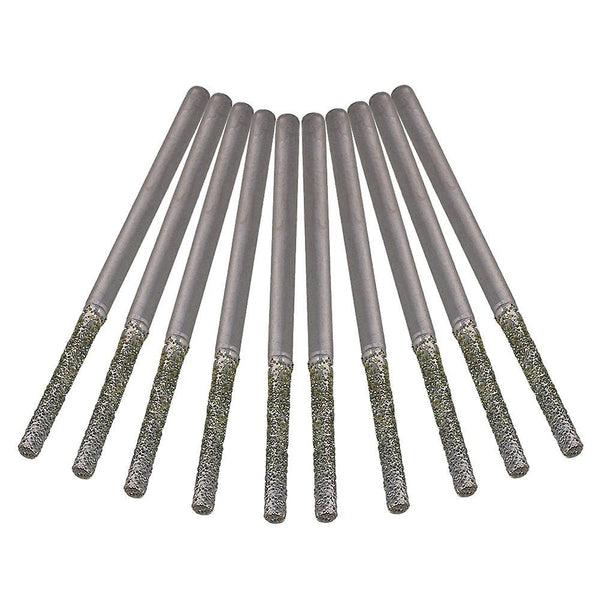 10PCS 2mm Tip Jade Lapidary Gems Diamond Milling Drill Bits Hole SawWS672