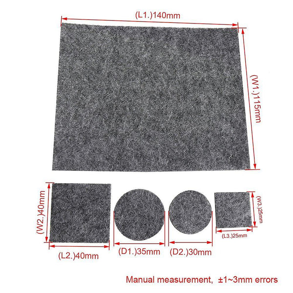 98pcs Grey Self-sticking Felt Slider Pad Floor ProtectorWS662