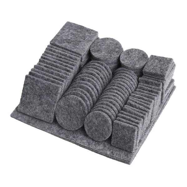 98pcs Grey Self-sticking Felt Slider Pad Floor ProtectorWS662