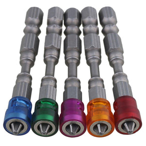 5PCS Magnetic L65xD9mm Screw Driver Bits 1/4inch Plasterboard Screw BitsWS757