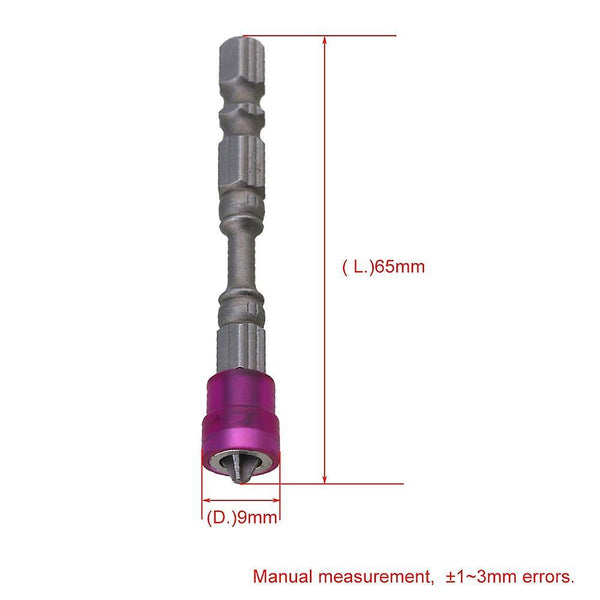 5PCS Magnetic L65xD9mm Screw Driver Bits 1/4inch Plasterboard Screw BitsWS757