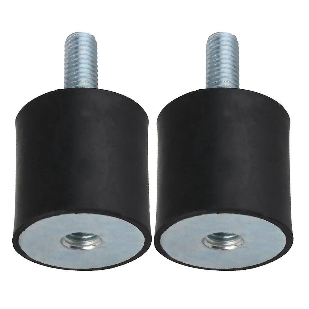 2PCS Rubber Isolator Mounts Shock Absorber M8 External Thread 30x30mmWS788