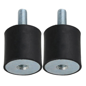 2PCS Rubber Isolator Mounts Shock Absorber M8 External Thread 30x30mmWS788