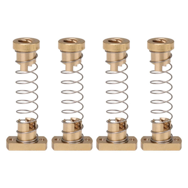 4pcs Brass T8 Anti Backlash Spring Loaded Nut Pitch for Printer PartsWS782