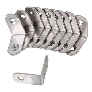 For 10pcs Stainless Steel Right Angle Brackets Corner Brace 30*30*1.8mm WS803