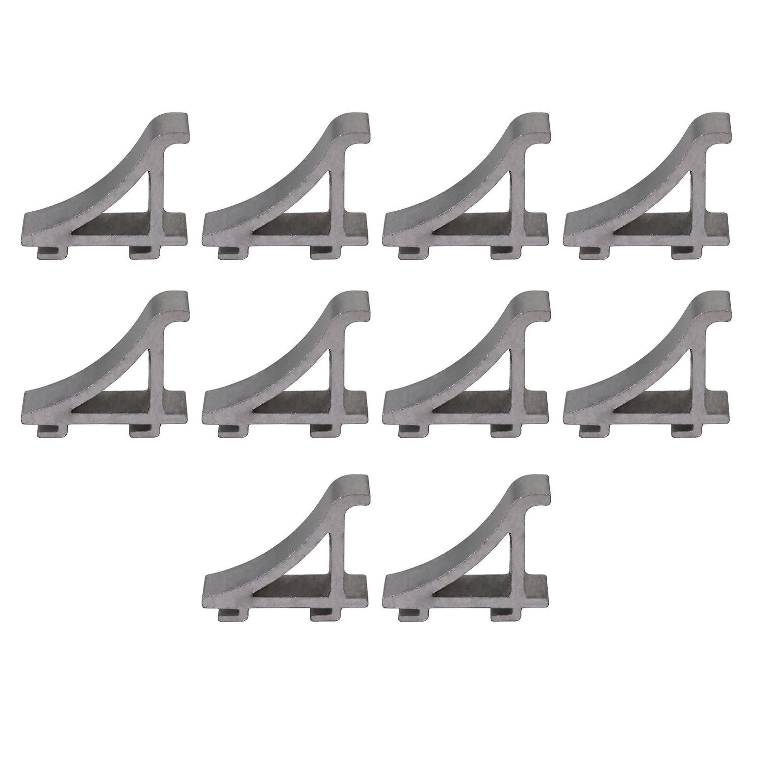 For 10pcs Small Aluminum Alloy 0.75Inch Freezer Shelf Support Hook Brackets WS810