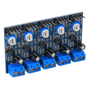 For 5pcs Adjustable LM386 Audio Amplifier Module 200 Times 4-12V Input 10K Resistance WS942