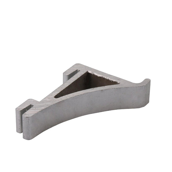 10pcs Aluminum Alloy 1.3 Inch Freezer Shelf Support Brackets SilverWS1059