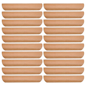 20PCS Wooden Cabinet Handles Cupboard Drawer Pulls with 128mm Pitch HoleWS1146