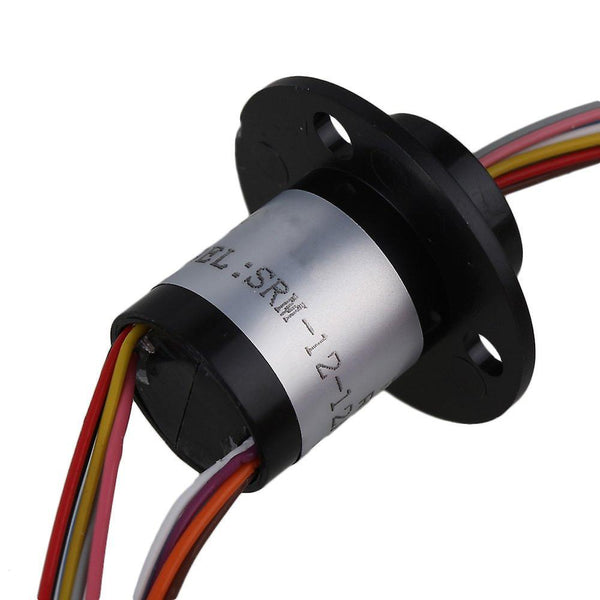 12 Wires Black Metal AC240V Conductors Slip Ring Fit Wind Power GeneratorWS1513