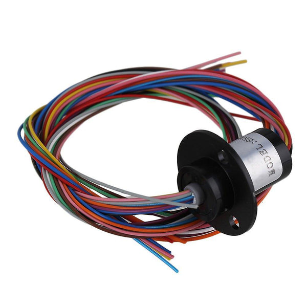 12 Wires Black Metal AC240V Conductors Slip Ring Fit Wind Power GeneratorWS1513