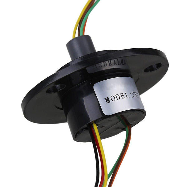 Durable Black 2A 6 Wires 240V Lightweight 250RPM Conductive Slip Rings CircuitWS1709