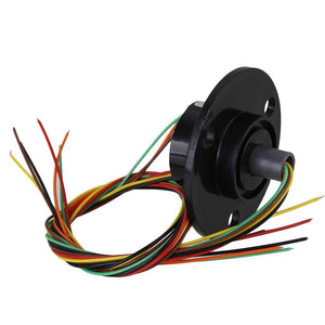 Durable Black 2A 6 Wires 240V Lightweight 250RPM Conductive Slip Rings CircuitWS1709