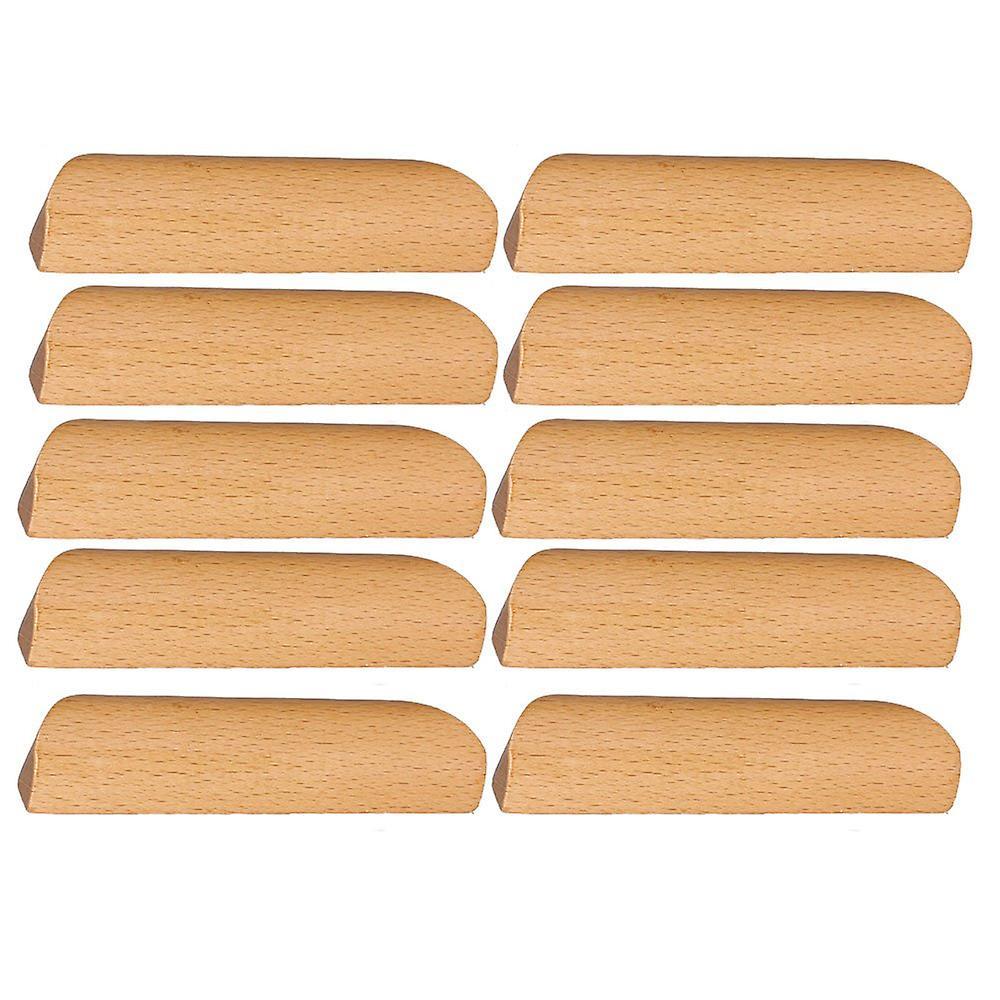 10pcs Wood Door Knob Cabinet Wardrobe Pull Handles 96mmWS1742