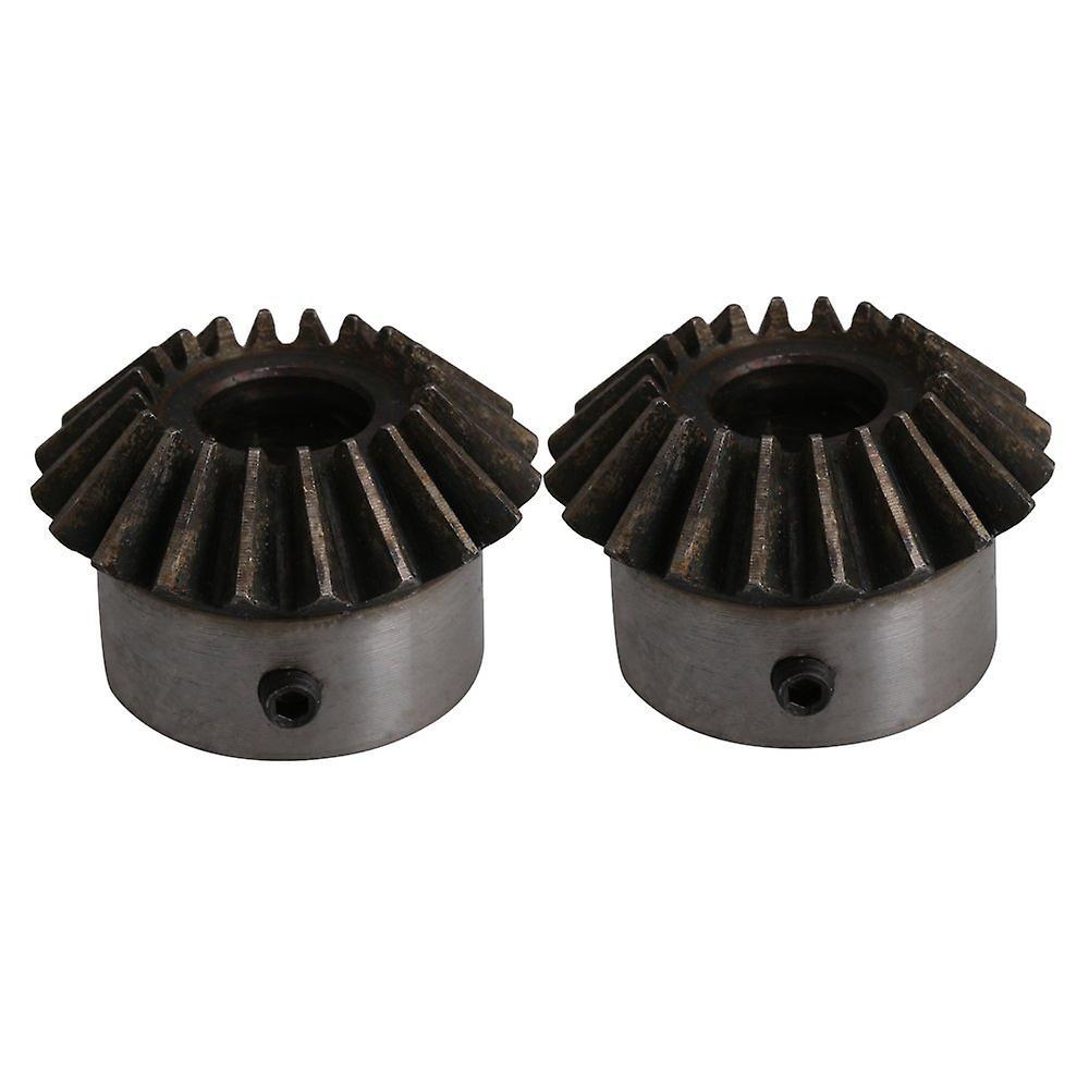 2PCS 2 Modulus 20 Teeth 14mm Hole Dia 90 Degrees Tapered Bevel GearWS1663