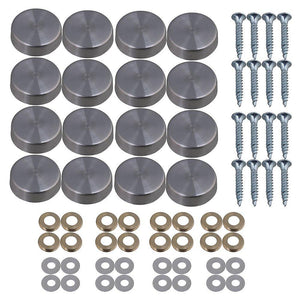 16pcs 16mm Drawing Thicken Stainless Steel Mirror NailsWS1957