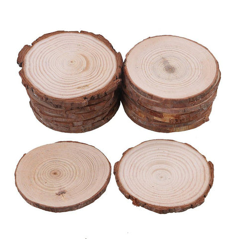 20PCS 7cm-8cm Wood Slices Round Log Discs for Arts & Crafts & OrnamentsWS2078