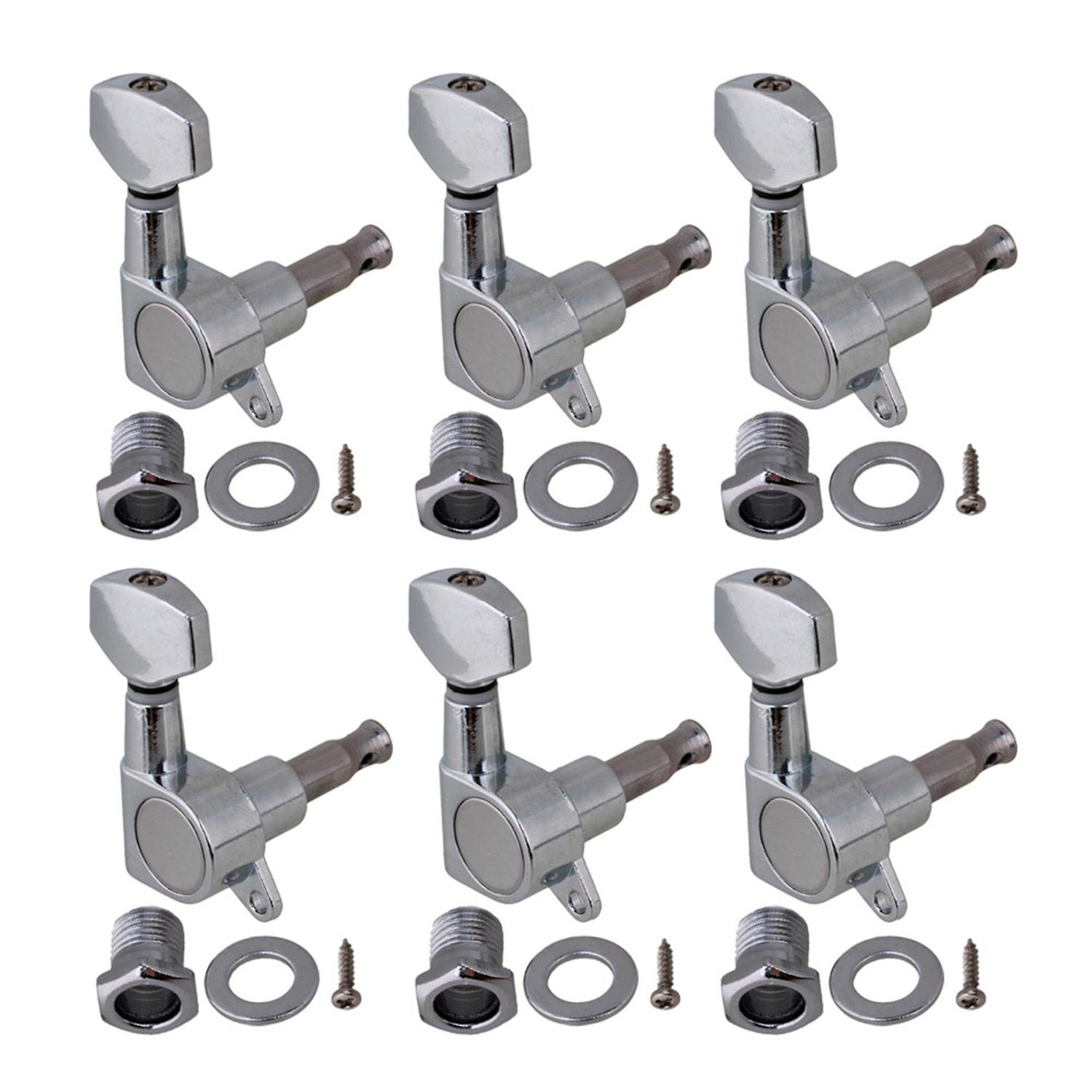 For Brand Chrome 6R In line Electric Guitar tuning peg machine heads WS2083