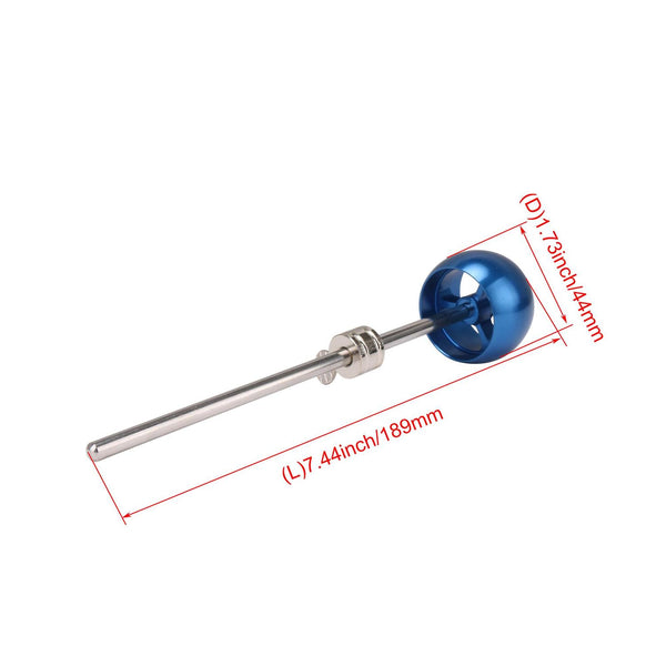 For Aluminum Alloy Bass Drum Pedal Beater Blue Round Hammer for Drum Parts WS2103