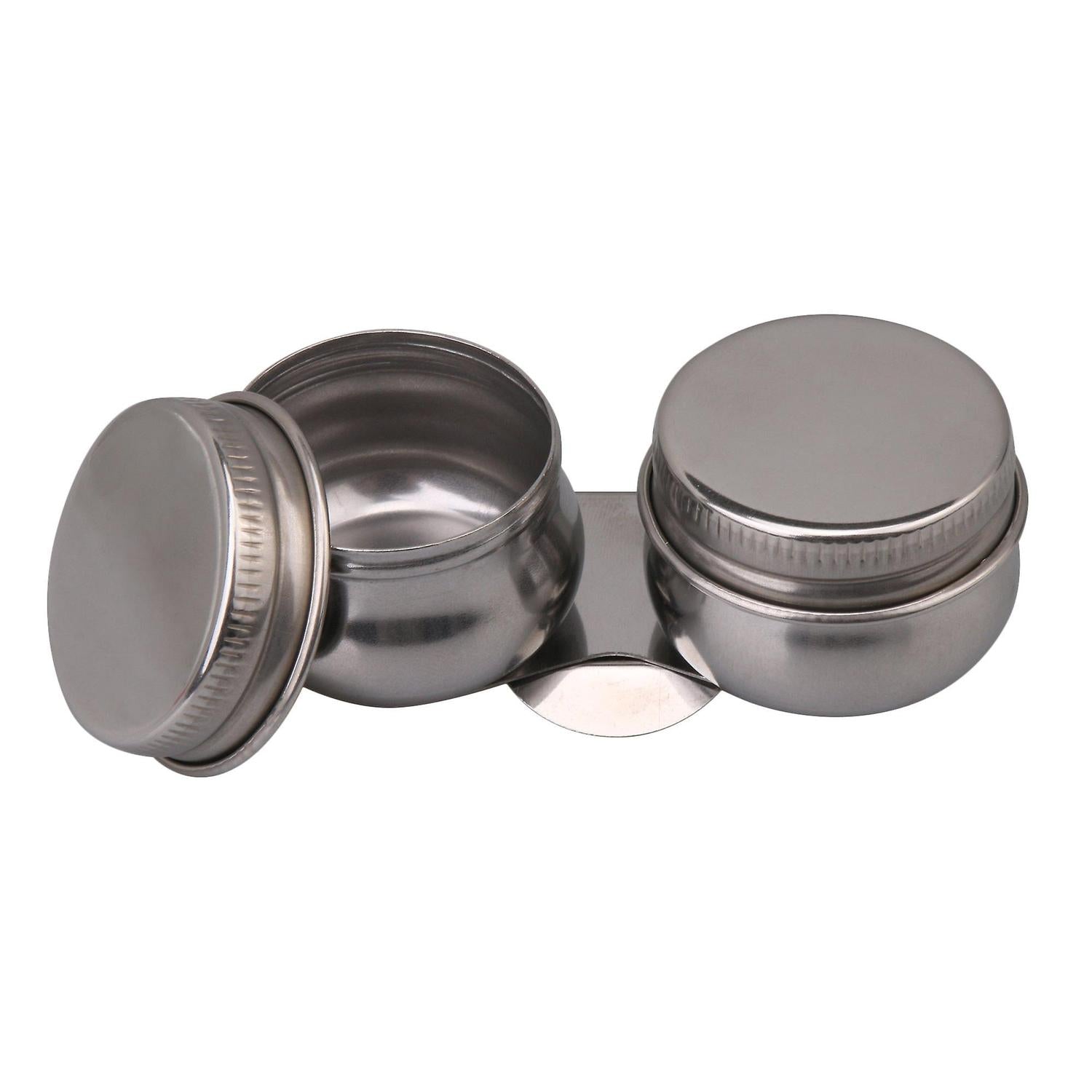 For Stainless Steel Oil Palette Cups Oil Painting 3.7cm Diameter Double Cup WS2229