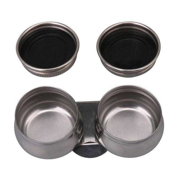 For Stainless Steel Oil Palette Cups Oil Painting 3.7cm Diameter Double Cup WS2229