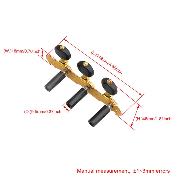 1 Left 1 Right Classical Guitar Machine Head Tuners Gear Ratio 1:18WS2216