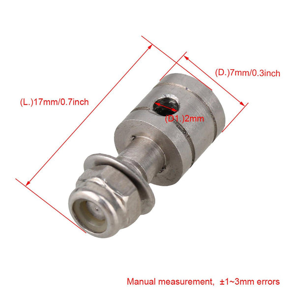 For 5pcs RC Push Rod Connector Stainless Steel Servo Rod Connectors for Model Boat WS2283