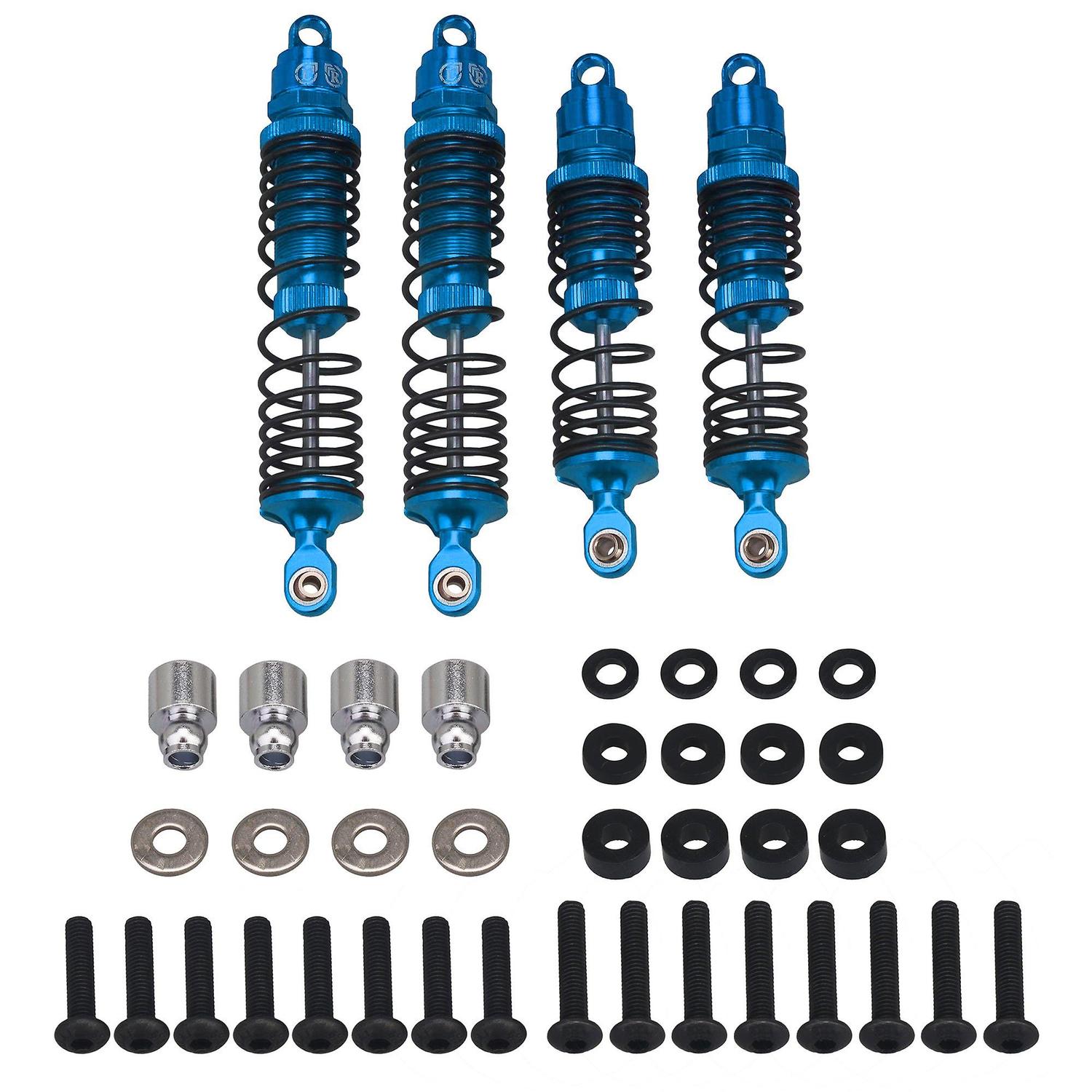 For RC Front Rear Shock Absorber Blue 3762A replacement for TRXXAS Set of 4 WS2349