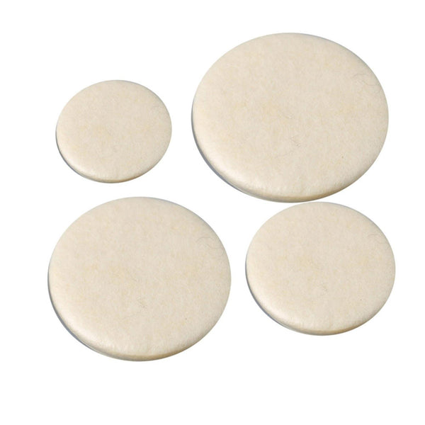 For 17x Dia 9mm 11mm 14mm 16mm White Clarinet Pads Double Layer for Woodwind WS2439