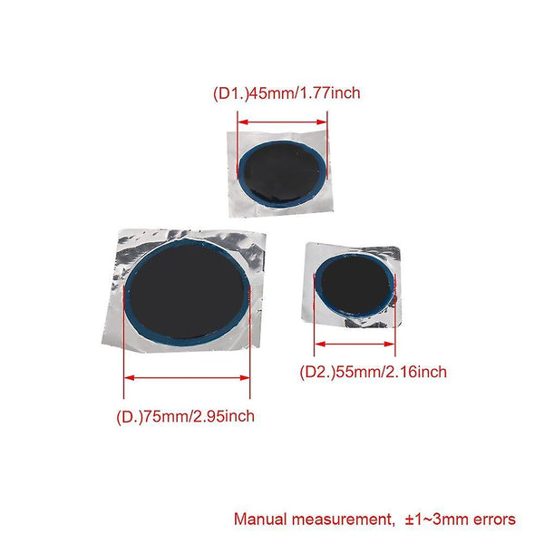 45PCS Rubber Radial Car Tyre Repair Patches Round Dia 45mm 55mm 75mmWS2505