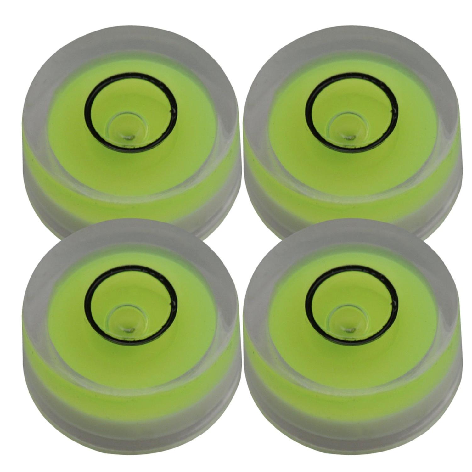 4pcs Hand Tool Spirit Level Disc Horizontal Bubble Surface LevelWS2581