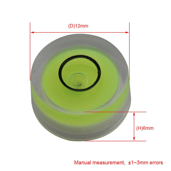 4pcs Hand Tool Spirit Level Disc Horizontal Bubble Surface LevelWS2581