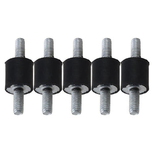 5PCS 3mm Rubber Double Ends Screw Anti-Vibration Mount Silentblock For PumpWS2639