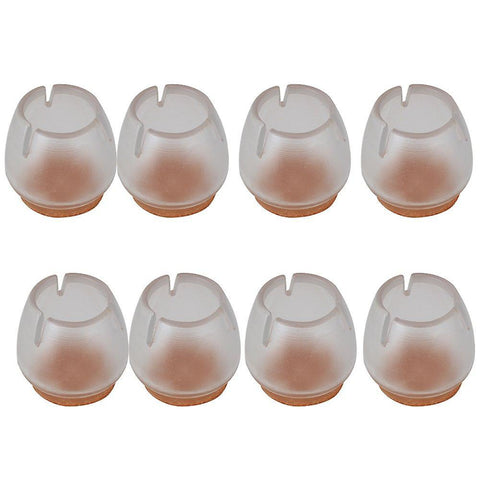 For 8pcs Non-slip Silicone Chair Feet Protector 1.6-2cm WS2695