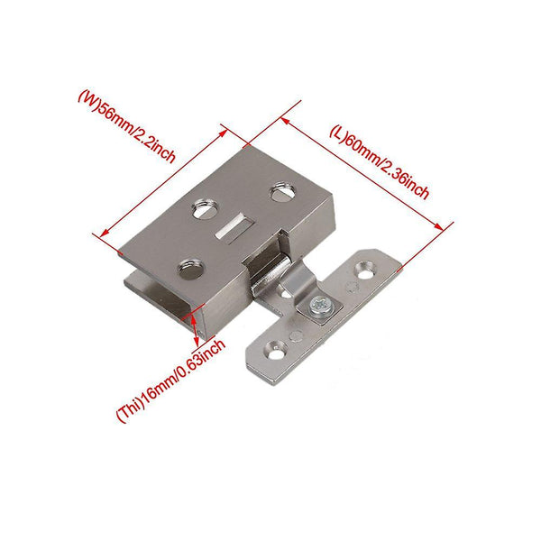 For 2pcs Bathroom WC Cabinet Cupboard Glass Door Hinge 5.6*6*1.6CM WS2696