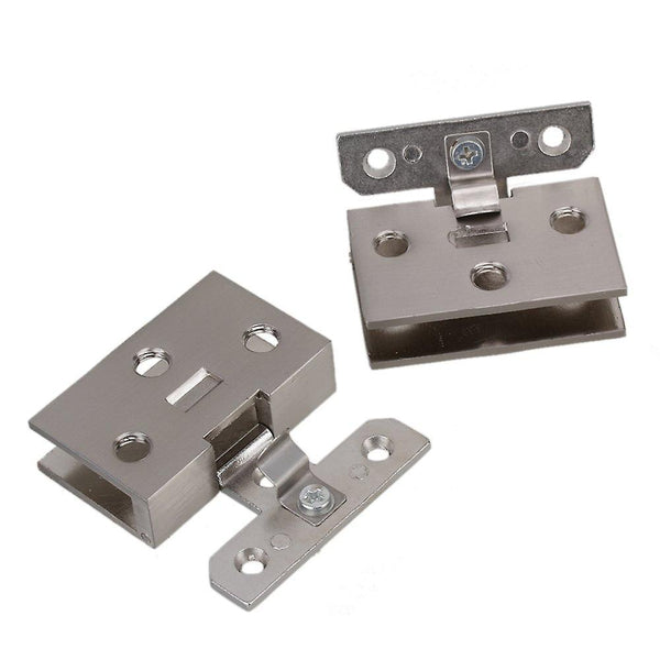 For 2pcs Bathroom WC Cabinet Cupboard Glass Door Hinge 5.6*6*1.6CM WS2696