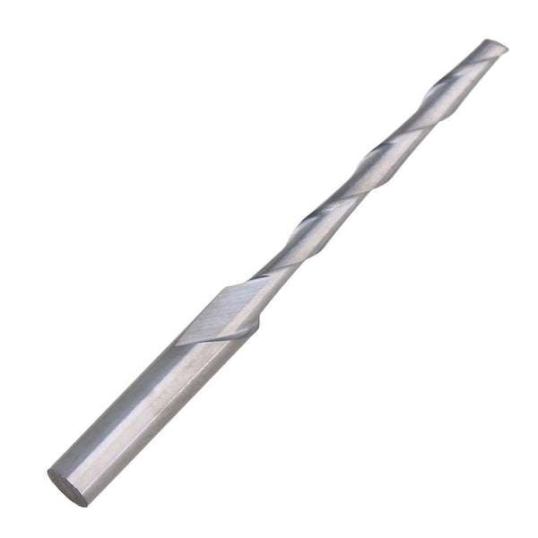 For 10pcs Plywood CNC Carbide Two Flute Spiral Bits 3.175x2x22mm WS2711