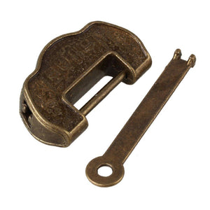 2.2cm Bronze Mini Antique Lock PadlockWS2704