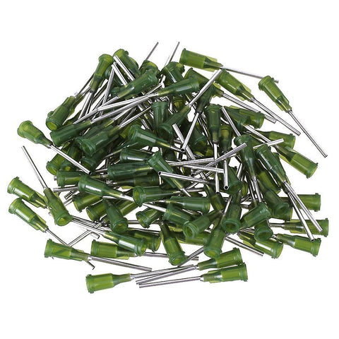 100PCS Dispensing Needles Blunt Tip 14Ga Adhesive Glue Tool OliveWS2726