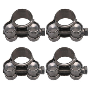 4pcs Adjustable Stainless Steel 17-19m Range Construction Pipelines ClampsWS2757