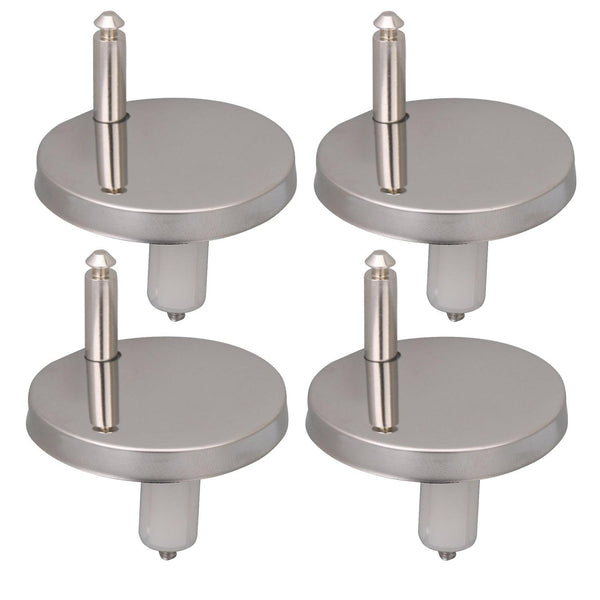 4pcs Toilet Seat Hinge Fitting Quick Release Cover Hinge Screw 2.76inch HWS2777