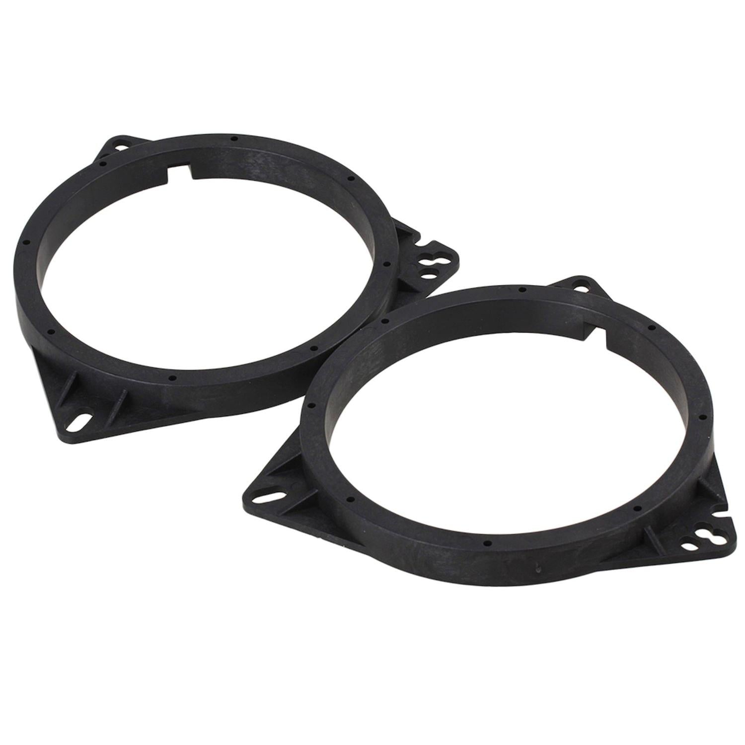 2pcs 6.5Inch Special Car Speaker Mount Plates Adapters Bracket Ring BlackWS2779