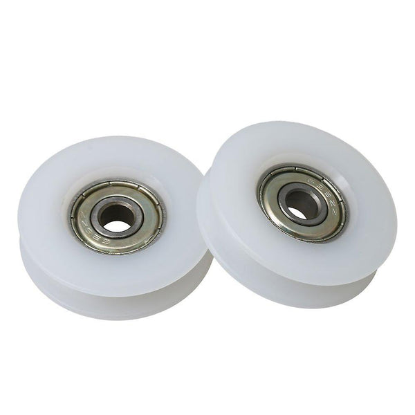 2pcs 78kg Load U-shaped Door Window Roller Guide Pulley Wheel BearingWS2792