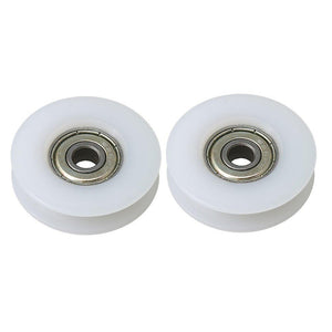 2pcs 78kg Load U-shaped Door Window Roller Guide Pulley Wheel BearingWS2792