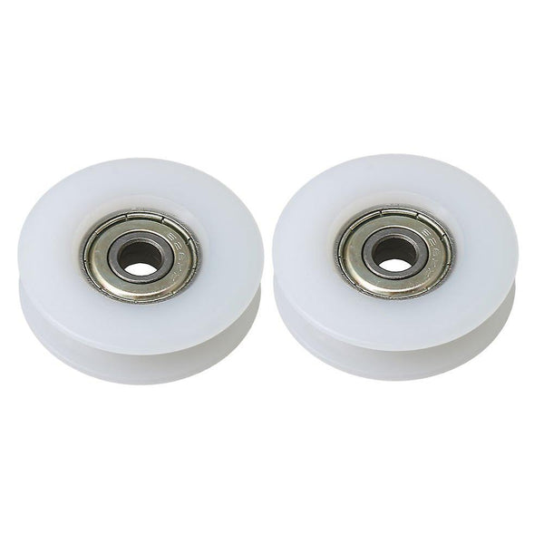 2pcs 78kg Load U-shaped Door Window Roller Guide Pulley Wheel BearingWS2792