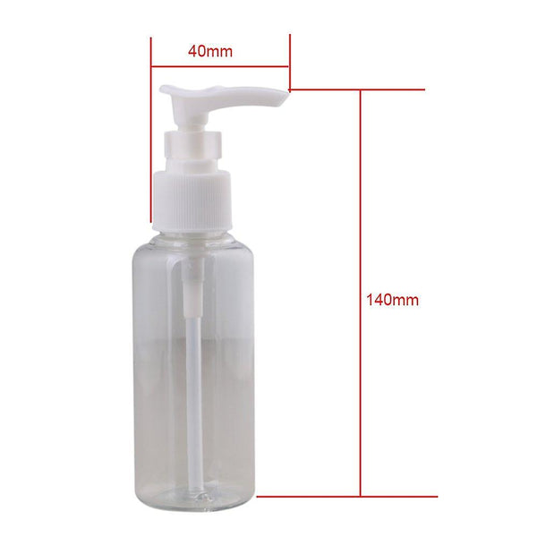 20pcs White Plastic Makeup Lotion Cream Empty Bottle 100mlWS2795